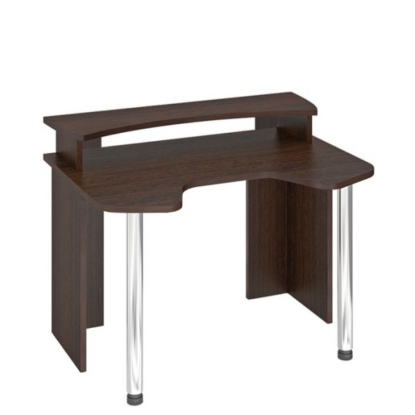 Стол СКЛ-Игр120 с надстройкой, 1200 ? 900 ? 950 мм, цвет белый жемчуг