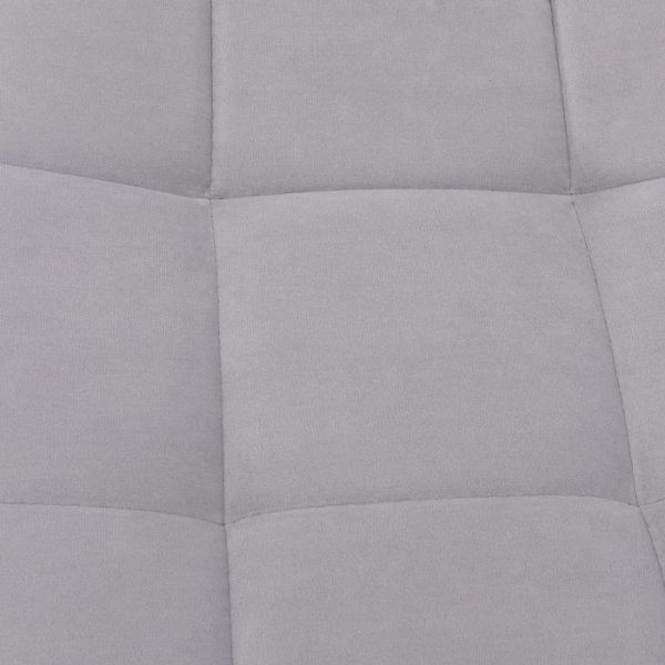 Стул Leset Скай, металл белый/велюр ultra smoke дым