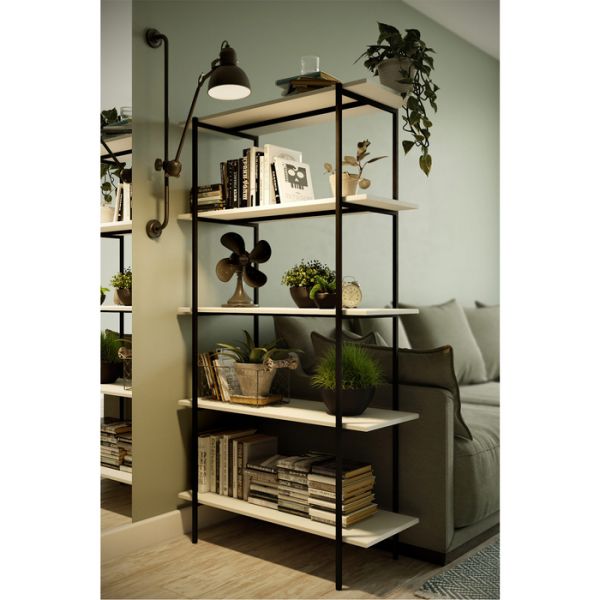 Стеллаж «Атлантик 1645», 900 ? 363 ? 1645 мм, цвет дуб американский