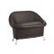 Диван «ОРИОН», 1100 ? 700 ? 800 мм, обивка кожзам ECO тёмно-коричневый