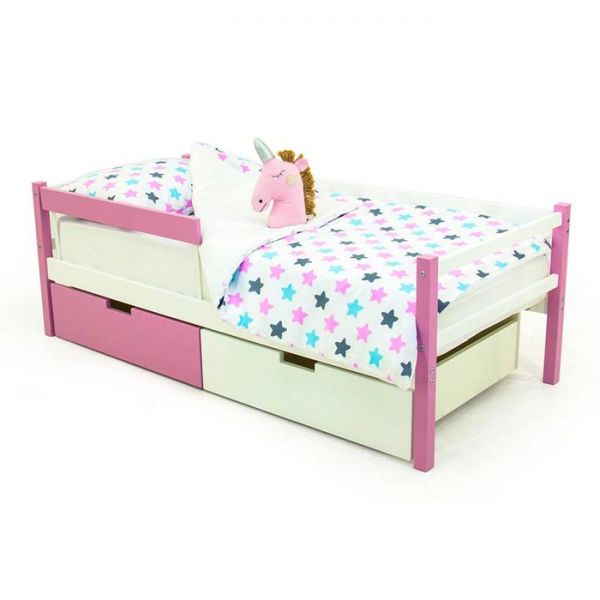 Детская кровать-тахта Svogen лаванда-белый