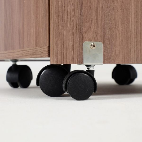 Комод с гладильной доской К1, 410 ? 421 ? 840, ясень шимо тёмный / ясень шимо светлый