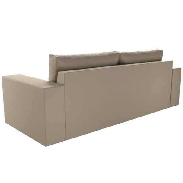 Прямой диван «Исланд», экокожа, цвет бежевый