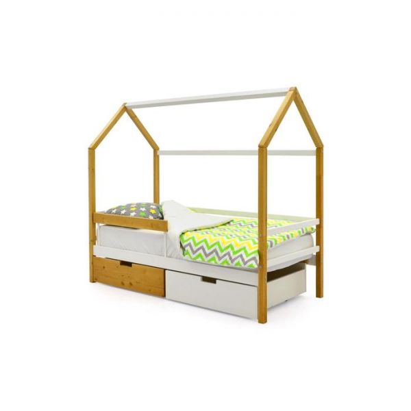 Детская кровать-домик Бельмарко Svogen дерево-белый