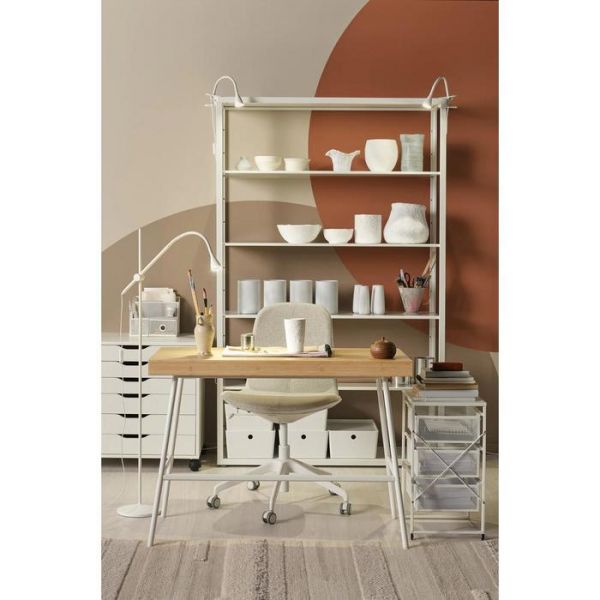 Тумба с ящиками ЛЕННАРТ, белый