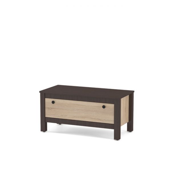 Тумба в прихожую Сканди, 868х420х418, Дуб сонома/Венге