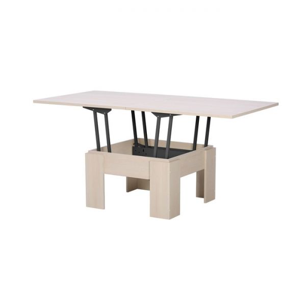 Стол-трансформер СЖТ2, 800(1600)х800х475(750), Ясень