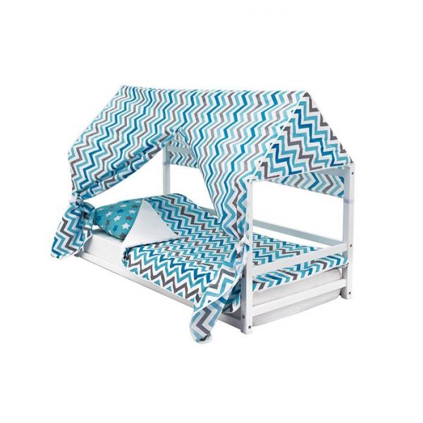 Детская кровать-домик Монтессори Бельмарко Svogen белый