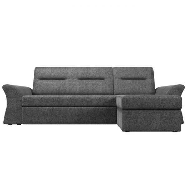 Угловой диван «Клайд», механизм дельфин, рогожка, цвет бежевый