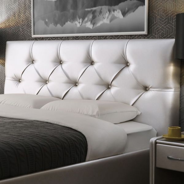 Кровать «Монблан» без ПМ, 1400 ? 2000, встроенное основание, цвет взбитые сливки