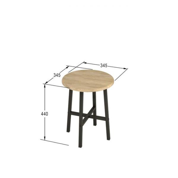 Табурет «Медисон», 345 ? 345 ? 440 мм, цвет дуб американский