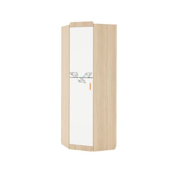 Шкаф угловой «Кот № 3», 700 ? 700 ? 2040 мм, цвет туя светлая