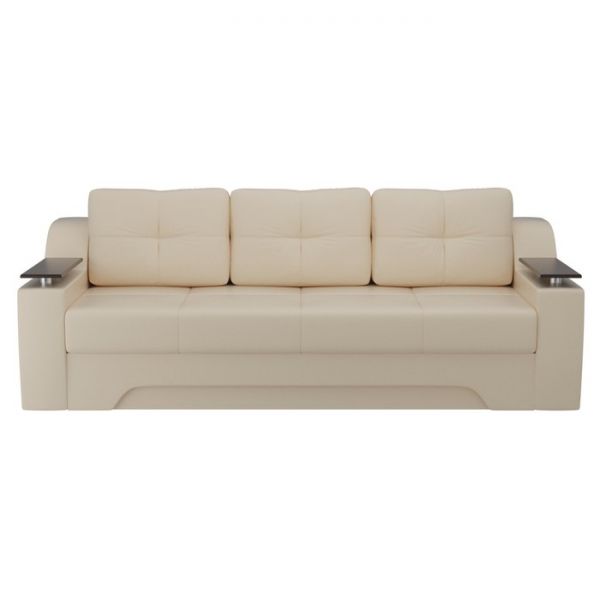 Диван прямой «Сенатор», механизм еврокнижка, экокожа, цвет бежевый
