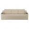 Диван прямой «Сенатор», механизм еврокнижка, экокожа, цвет бежевый