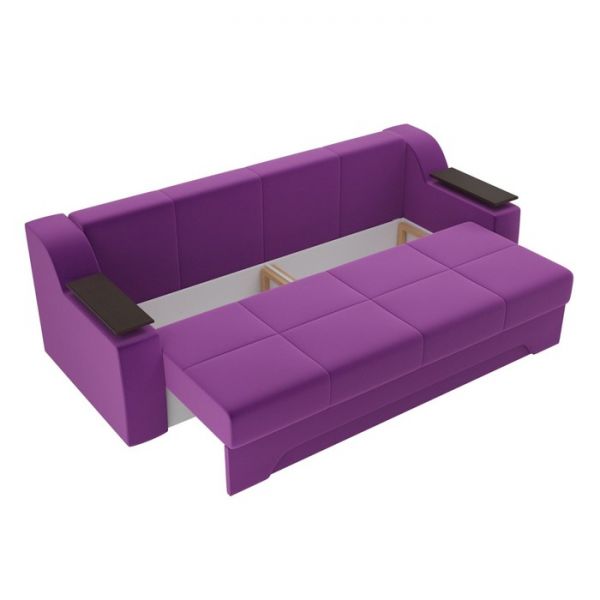 Диван прямой «Сенатор», механизм еврокнижка, экокожа, цвет бежевый