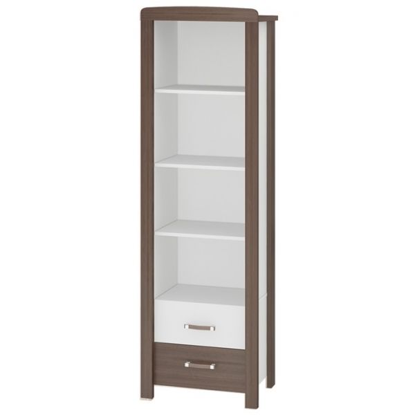 Витрина, 600 ? 360 ? 1910 мм, цвет карамель / белый