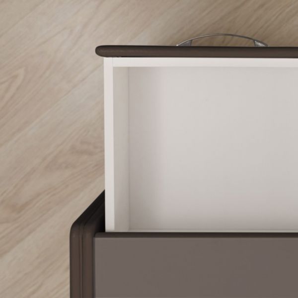 Тумба «Алеро», широкая, 1 ящик, 500 ? 470 ? 480 мм, цвет взбитые сливки