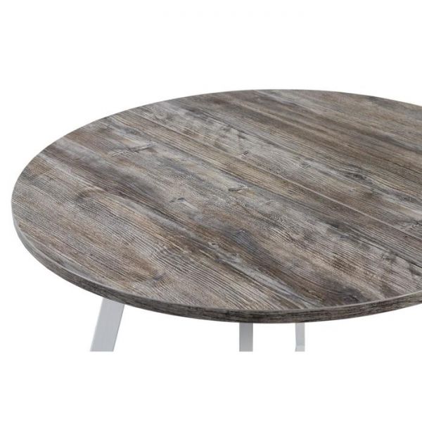 Стол РИМ D-1050/1500 Сосна Пасадена/Опора РИМ Гаспар-К, белый глянец